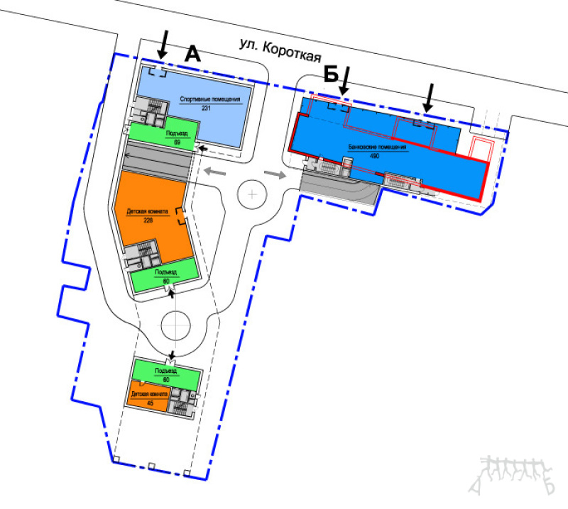 Office & Residential Complex with underground parking, KRASNODAR